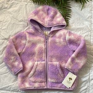 NWT Teddy Fleece Girls Jacket